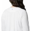 imageColumbia womens Tidal Tee Ii Long SleeveWhiteCirrus Grey Logo