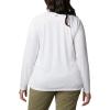 imageColumbia womens Tidal Tee Ii Long SleeveWhiteCirrus Grey Logo