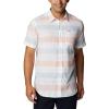imageColumbia Mens Big ampamp Tall Rapid Rivers Novelty Short SleeveWhite Scattered Stripe