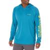 imageColumbia Mens PFG Terminal Tackle HoodieDeep MarineLaser Lemon Logo