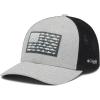 imageColumbia UnisexAdult Tree Flag Mesh Ball Cap  High CrownOlive GreenCollegiate Navy