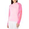 imageColumbia Womens Fork Stream Ls HoodieWild RoseWild GeraniumSunset Orange Logo