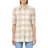 imageColumbia Womens Holly Hideaway Flannel ShirtChalk Buffalo Tartan