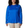 imageColumbia Womens PFG Tidal Tee II Long SleeveBlue MacawGulf Stream Logo