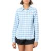 imageColumbia Womens Silver Ridge 30 Print Long SleeveAquamarine Plaid