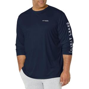 imageColumbia Mens Fork Stream Long Sleeve ShirtCollegiate NavyGreat Lakes