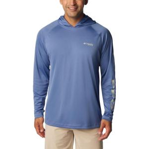 imageColumbia Mens PFG Terminal Tackle HoodieBluebellCool Grey Logo