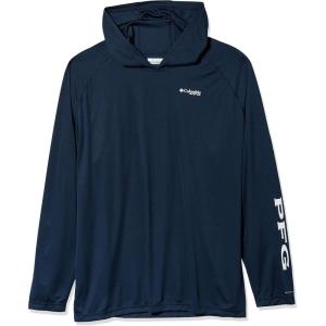 imageColumbia Mens PFG Terminal Tackle HoodieCollegiate NavyWhite Logo
