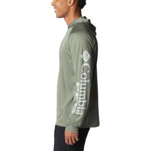 imageColumbia Mens PFG Terminal Tackle HoodieCypressCool Green Logo