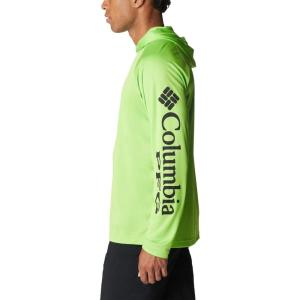imageColumbia Mens PFG Terminal Tackle HoodieGreen MambaBlack Logo