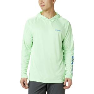 imageColumbia Mens PFG Terminal Tackle HoodieKey WestVivid Blue Logo
