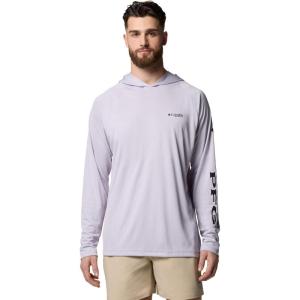 imageColumbia Mens PFG Terminal Tackle HoodieLavender PearlBlack Logo