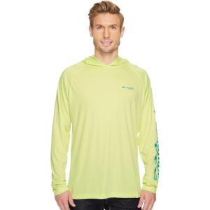 imageColumbia Mens PFG Terminal Tackle HoodieNeon LightMiami Logo
