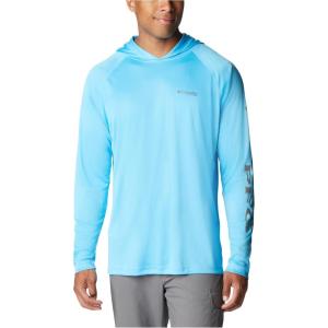 imageColumbia Mens PFG Terminal Tackle HoodieRiptideCity Grey Logo
