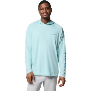 imageColumbia Mens PFG Terminal Tackle HoodieSprayBlue Echo Logo