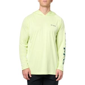 imageColumbia Mens PFG Terminal Tackle HoodieSpring YellowMidnight Teal Logo