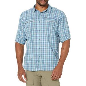 imageColumbia Mens Silver Ridge 20 Plaid Long Sleeve ShirtBluestone Balanced Multi Plaid