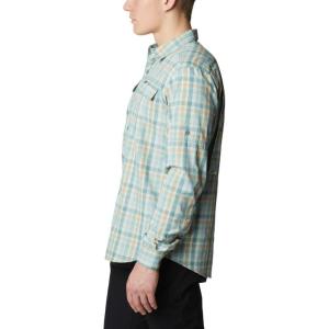 imageColumbia Mens Silver Ridge 20 Plaid Long Sleeve ShirtMetal Gathered Plaid
