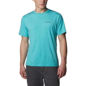 imageColumbia Mens Tech Trail Crew NeckBright Aqua Heather