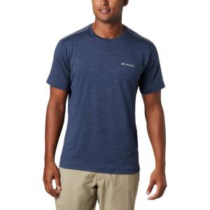 imageColumbia Mens Tech Trail Crew NeckCollegiate Navy Legacy Color Code 464