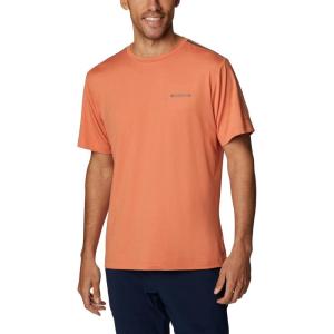 imageColumbia Mens Tech Trail Crew NeckDesert Orange Heather