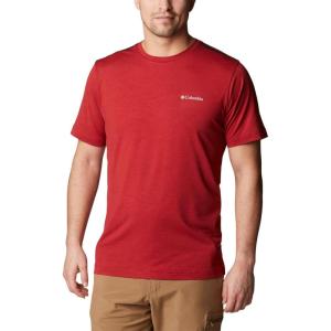 imageColumbia Mens Tech Trail Crew NeckMountain Red Heather