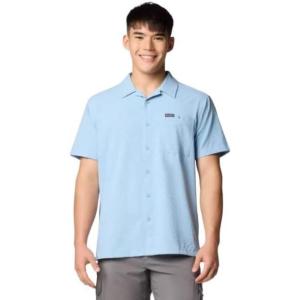 imageColumbia Mens Utilizer Short Sleeve Camp ShirtRipple Blue