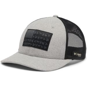 imageColumbia Unisex Adult PHG Game Flag Mesh Snap BackCool Grey HeatherBlack