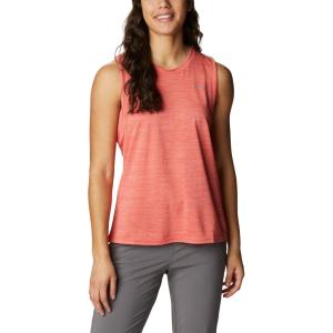 imageColumbia Womens Alpine Chill Zero TankRed Hibiscus Heather