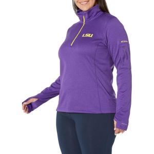imageColumbia Womens Collegiate Park View Fleece Half ZipLsu  Vivid Purple Heather