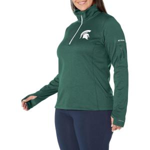 imageColumbia Womens Collegiate Park View Fleece Half ZipMs  Spruce Heather