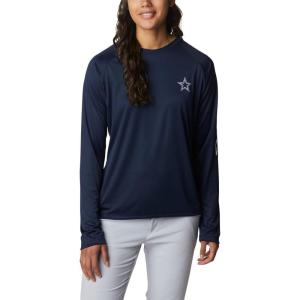 imageColumbia Womens Collegiate Tidal Tee Ls ShirtDc  Collegiate Navy  White