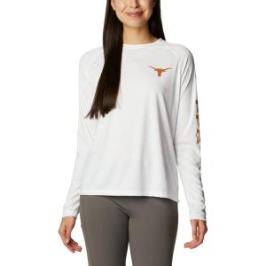 imageColumbia Womens Collegiate Tidal Tee Ls ShirtTex  White  Cedar