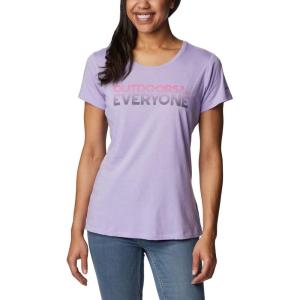 imageColumbia Womens Daisy Days Short Sleeve Graphic TeeFrosted Purple HeatherBe Outdoors Graphic