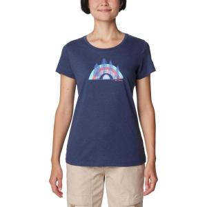 imageColumbia Womens Daisy Days Short Sleeve Graphic TeeNocturnal HeatherHappier Outdoors