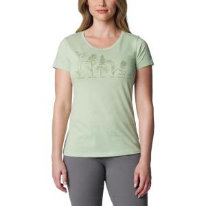 imageColumbia Womens Daisy Days Short Sleeve Graphic TeeSage Leaf HeatherFloral Friends