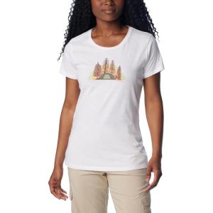 imageColumbia Womens Daisy Days Short Sleeve Graphic TeeWhiteHappier Outdoors