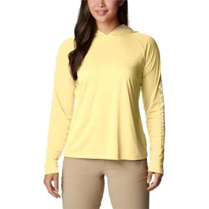 imageColumbia Womens Fork Stream Ls HoodieSunkissedWhite Logo