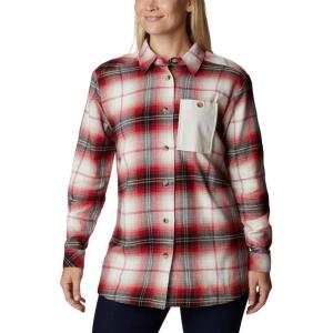 imageColumbia Womens Holly Hideaway Flannel ShirtChalk Multi Tartan