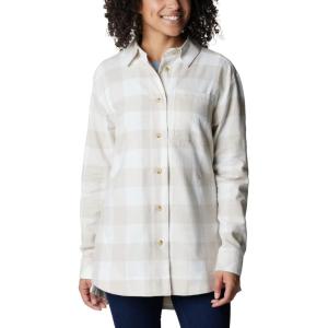 imageColumbia Womens Holly Hideaway Flannel ShirtSea Salt Buffalo Check