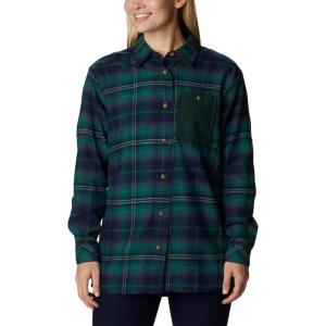 imageColumbia Womens Holly Hideaway Flannel ShirtSpruce Multi Tartan