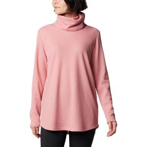 imageColumbia Womens Holly Hideaway Waffle Cowl Neck PulloverPink Agave