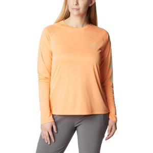 imageColumbia Womens PFG Tidal Tee II Long SleeveBright NectarMint Cay Logo