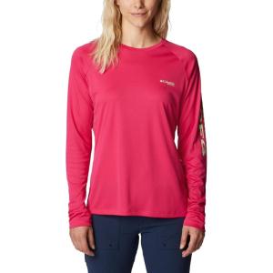 imageColumbia Womens PFG Tidal Tee II Long SleeveCactus Pink Key West Logo