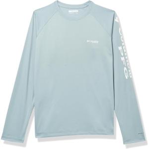 imageColumbia Womens PFG Tidal Tee II Long SleeveCypress HeatherDark Stone Logo