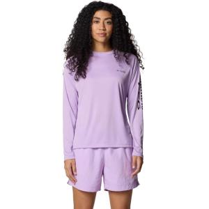 imageColumbia Womens PFG Tidal Tee II Long SleeveHydrangeaBlack Logo