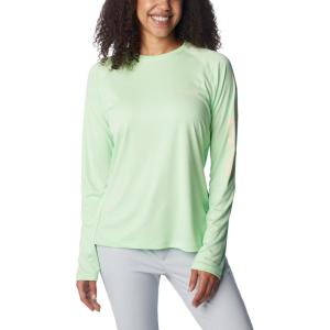 imageColumbia Womens PFG Tidal Tee II Long SleeveKey WestPeach Fizz Logo