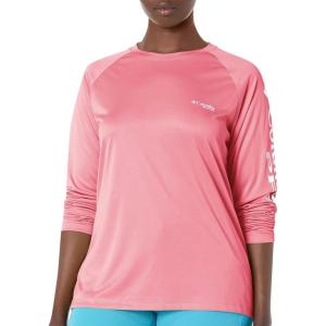 imageColumbia Womens PFG Tidal Tee II Long SleeveLollipopWhite Logo