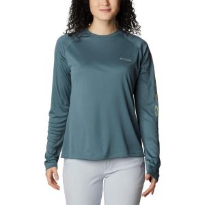 imageColumbia Womens PFG Tidal Tee II Long SleeveMetalSafari Logo