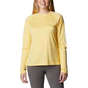 imageColumbia Womens PFG Tidal Tee II Long SleeveSweet CornWhite Logo